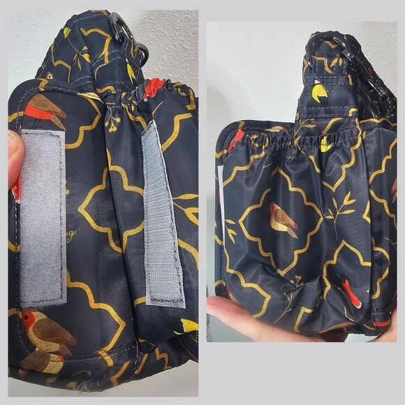 Lug Shimmy SE Songbird Gray Crossbody Bottle Pouch Key Link RFID Blocking NWOT - Picture 13 of 14